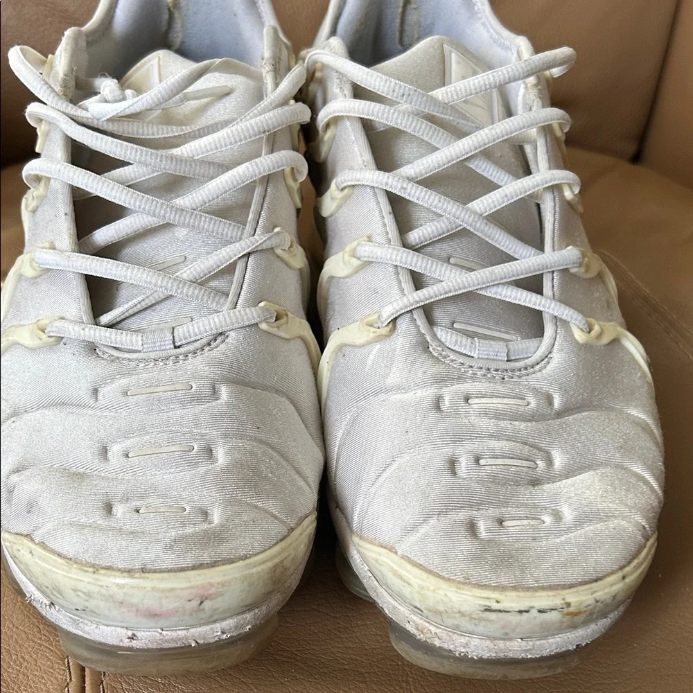 Nike Air VaporMax Plus in Cream White size 12.5 - Picture 11 of 12